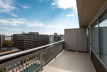Private balcony